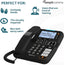 Amplicomms BigTel 1580 Corded Big Button Phone for Elderly with Answering Machine and Additional Handset - Loud Phones for Hard of Hearing - Hearing Aid Compatible Phones - Cordless Number Telephone